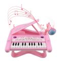 DJ201 25-Key Electronic Keyboard: Mini Musical Instrument with Rotatable Microphone. 