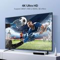 4K 60HZ Micro mini HDMI TO HDMI Coiled Extension Flexible Spiral Cable Male to Male Plug Cable HDMI-Compatible For Computer PC. 