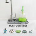 ECHIDNA Sink Splash Guard Anti-deformed Wrap-around Design Faucet Splash Guard.