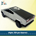 Alloy Die cast Metal 1:32 Scale XinHaoDi Tesla Model Zinc Alloy Car Shell DIE-CAST MODEL Metal Car Latest Pull & Back Car With Music & light Gift For Children.