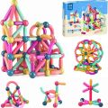 25, 36, 42,64 PCS Building Blocks Toy Magnetic Construction Set Magnet Ball Sticks Rod Games Montessori Educational Toys For. 