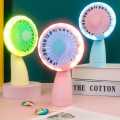 Stay Cool Anywhere- Mini USB Rechargeable LED Fan – High-Quality, Portable, and Always Charged at 5V.