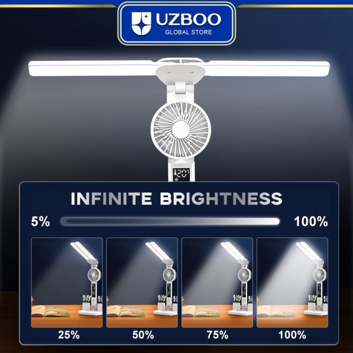 UZBOO%20Desk%20Lamp%20Double-head%20Table%20Lamps%20Eye%20Protection%20Lights%203%20Color%20Touch%20Dimming%20Lamp%20Desk%20Light%20Modern%20Table%20Lamp%20With%20Fan%20Function%20Work%20And%20Pen%20Container%20Function%20Easy%20Use%20For%20Office%20Dormitory%20Bedroom%20-%20Image%206