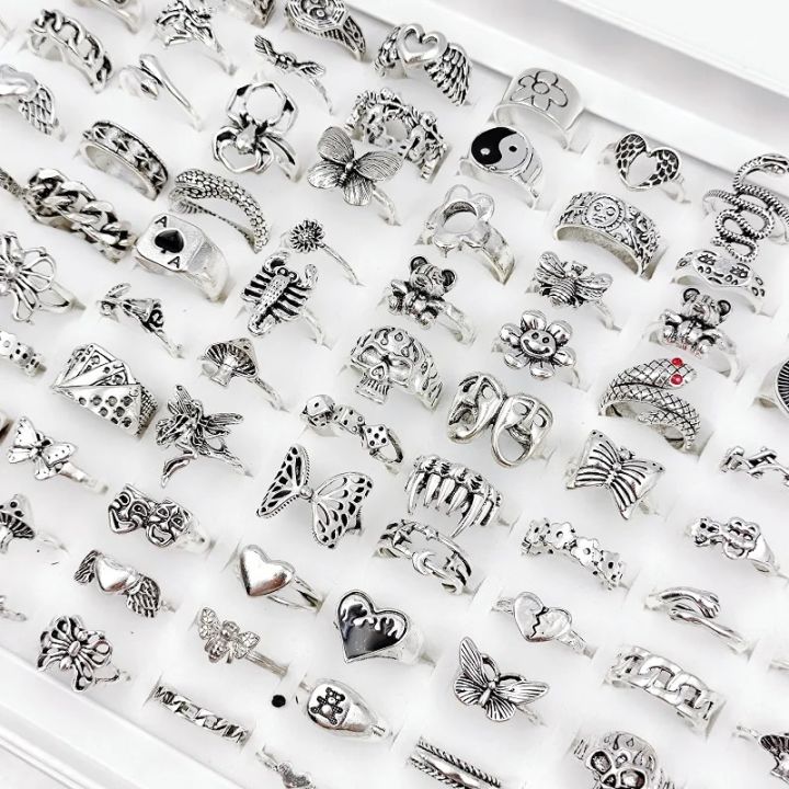 30Pcs/Lot%20Vintage%20Bohemian%20Rings%20for%20Women%20Girls%20Punk%20Hip%20Hop%20Butterfly%20Heart%20Flowers%20Skull%20Snake%20Finger%20Ring%20Set%20Jewelry%20Gift%20-%20Image%203