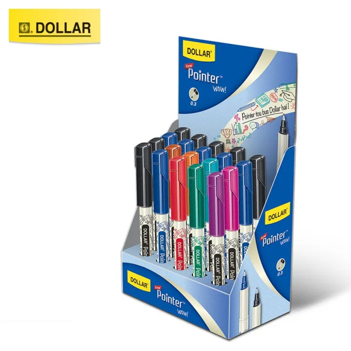 Dollar%20Pointer%20WOW%200.3%20pen%205's%20colour%20Display%20Pack%20-%20Image%202