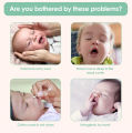 Rechargeable Baby Nose Cleaner Silicone Adjustable Suction Electric Child Nasal Aspirator Health Safety Convenient Low Noise.