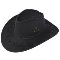 【LuckyBabyFans Store】25# Cowboy Hat Mongolian Hat Grassland Sunshade Cap Stranger Things Hats Hombre Casquette. 