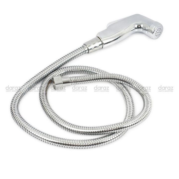 Push Shower Set SS Pipe Toilets Washroom Accessories