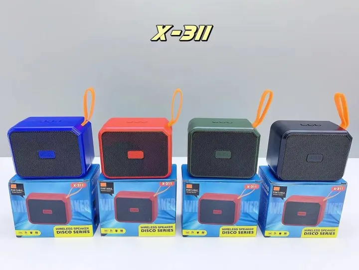 X-311%20Disco%20Series%20Mini%20Bluetooth%20Wireless%20Speaker%20With%20FM%20Radio%20-%20Image%202