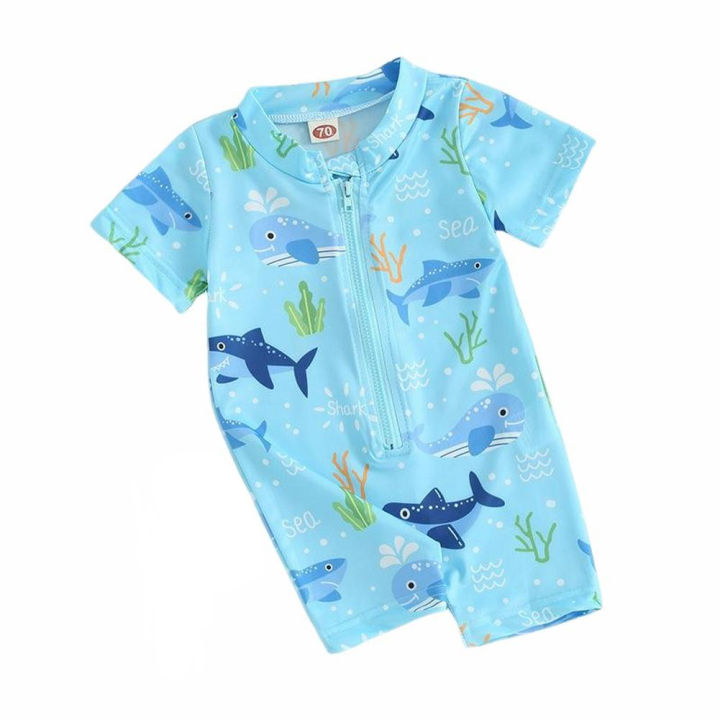 DSstyles%20Infant%20Boy%20Swimsuit%20Short%20Sleeve%20Cartoon%20Printing%20Rash%20Guard%20Swimwear%20Summer%20Zip%20Up%20Bathing%20Suit%20For%200-3%20Years%20Old%20Kids%20-%20Image%205