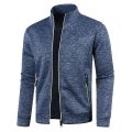 Men's Jackets Zipper Hoodies for Male Solid Color Long Sleeve Snowflakes Sweatshirts Turtleneck Jacket Men Streetwear.