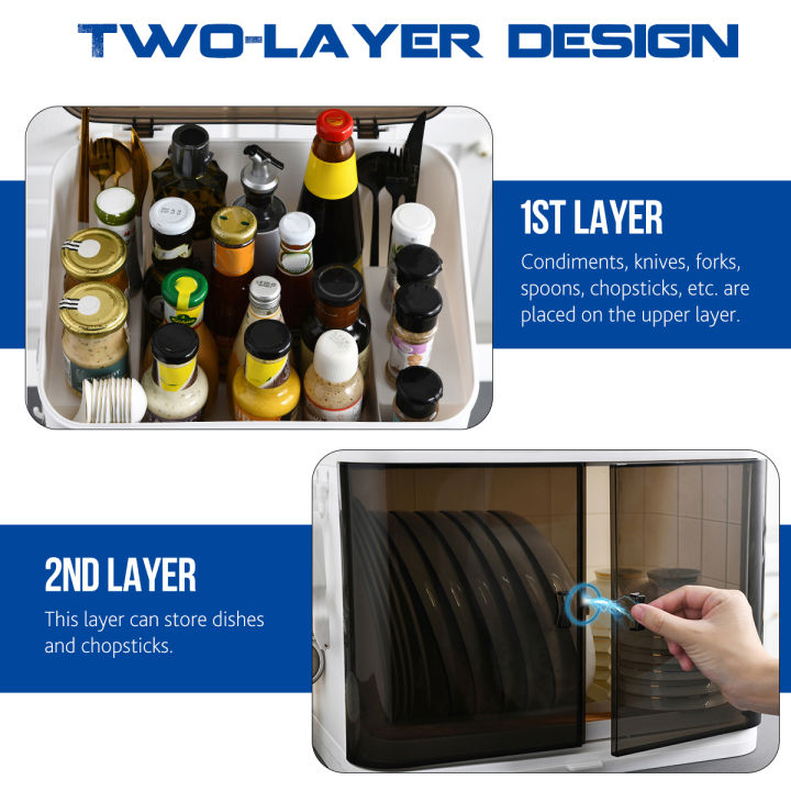 Household%20Kitchen%20Multifunctional%20Double-Layer%20Plastic%20Dish%20Rack%20With%20Lid%20-%20Image%207