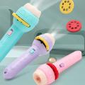 【linfang store】Flashlight Projector Kids Baby Novel Toys For Children Sleeping Story Book Torch Lamp Education Toy Holiday Gift.