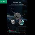 【FUPANG】[Original-ready cod] Mini compact Oppo wireless Bluetooth speaker portable woofer built-in microphone for calls outdoor waterproof audio TF. 