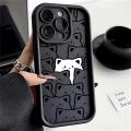 Cellphone Case For OPPO A16 A38 A16K A17 A53 A54 A55 A58 A72 A74 A36 A78 4G A54S A32 A96 F19S RENO 6 Lite Phone Casing Cartoon Matte Popular Angel Eyes Couple Cute Bear Back Cover Shockproof Camera Protective Anti-falling TPU Soft. 