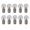 10 pcs Light Bulb 12V to 18v 5W or 21W BA15s for Lighting - Heating - Incubator - Indicator - Incandescent Bulb.