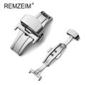 18mm 20mm 22mm Double Click Butterfly Automatic Buckle Push Button Fold Clasp For Samsung Galaxy Watch 3 41mm 45mm Watchband Buckles Watch Accessories. 