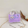 New kids bag cartoon cute little girl pearl tote bag little fragrance princess plush shoulder cross-body bag. 