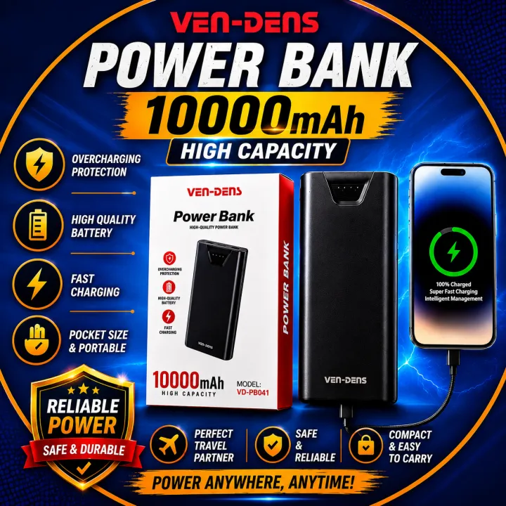 VEN-DENS%2010000mAh%20Fast%20Charging%20Power%20Bank%20VD-PB041%20%E2%80%93%20Dual%20USB%20Ports,%20Lightweight%20Portable%20Battery%20Pack%20for%20Android%20&%20iPhone%20-%20Image%205