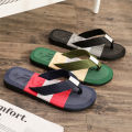 Men Flip Flops 2022 High Quality Brand Men's Slippers Beach Sandals Non-slip Fashion Hombre Casual House Slippers.