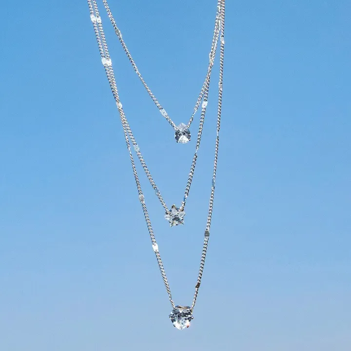 Bohemian%20Long%20Pendant%20Necklaces%20Lady%20Vintage%20Simple%20Multi-layer%20Pentagram%20Love%20Water%20Necklace%20-%20Image%203