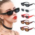 Retro Women Sunglasses Small Rectangle Frame Sun Glasses UV400 Protection Eyewear Square Travel Beach Trendy Eyeglasses.