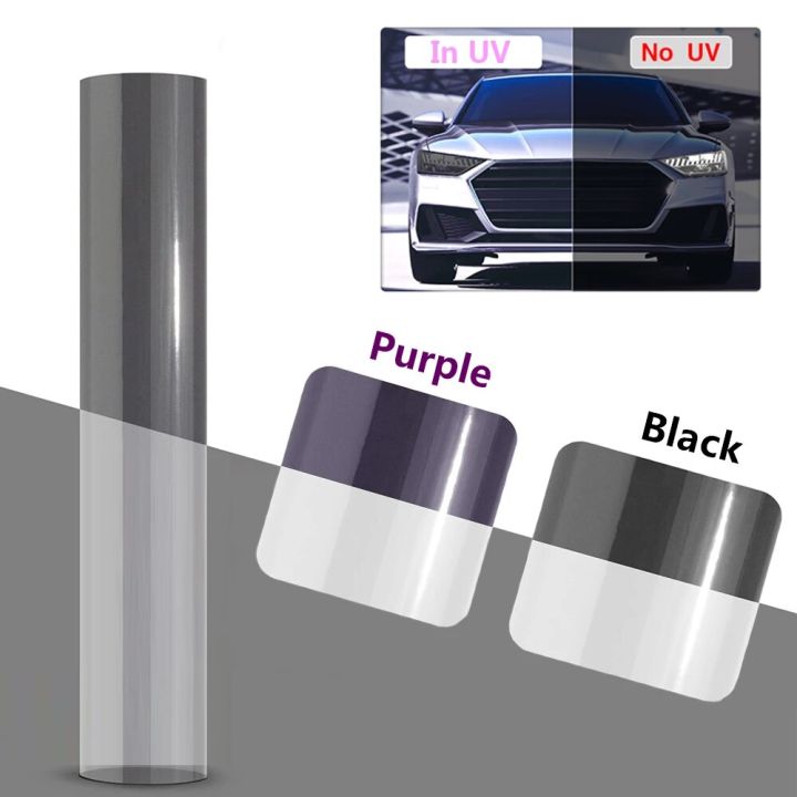 PPF Paint Protection Photochromic Film UV Color Change Headlight Protection Film Self-healing Anti-scratch Film
