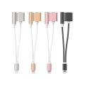 2in1 Lightning to 3.5mm Audio Headphone Adapter Charger Cable Converter For iPhone 7.