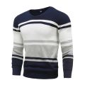 Autumn Cotton Pullover V-neck Men's Sweaters Fashion Solid Color High Quality Slim Sweaters Pullover Men Patchwork Knitwear-black. 