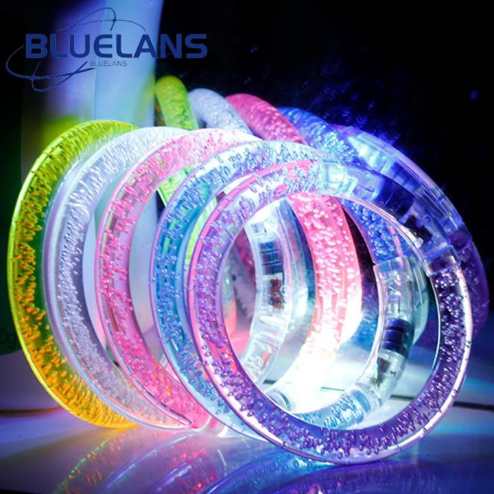 Mini Led Braclet LED Bracelet Unisex Battery Powered LED Light Up Party Bracelets ...