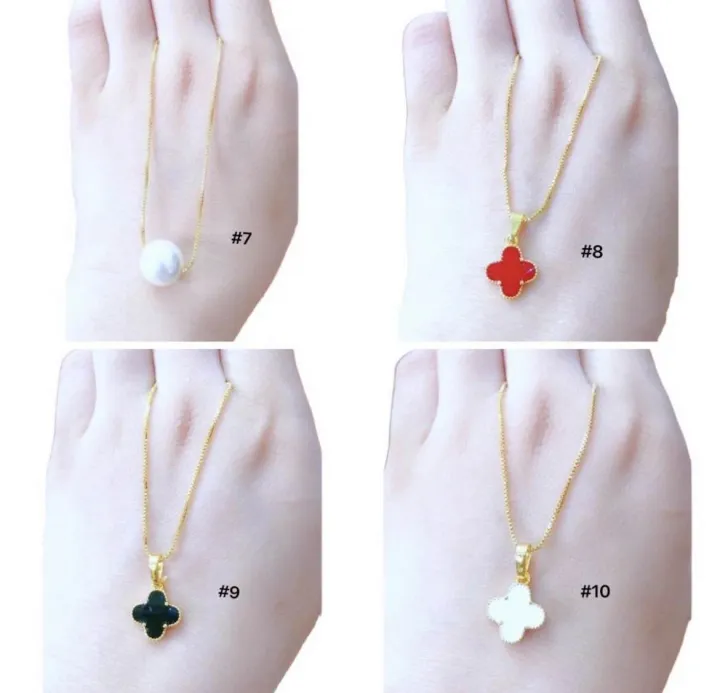 Zihang%20Jewelry%2024K%20Gold%20Plated%20high%20quality%20%20pearl%20%20and%20four%20clover%20leaf%20necklace%20with%20pendant%20for%20women%20-%20Image%206