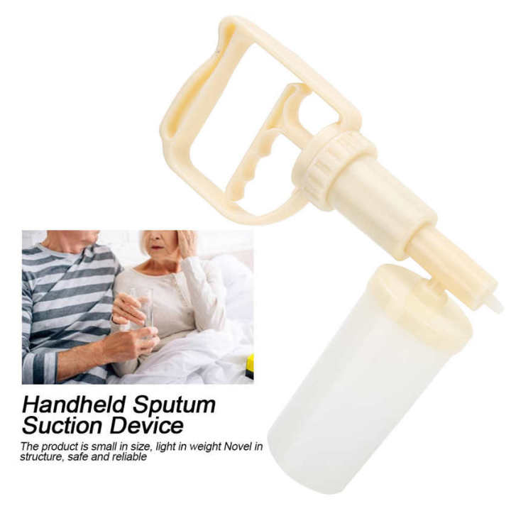 Medical Sputum Suction Pump Hand-held Aspirator Patient Baby Elderly Use
