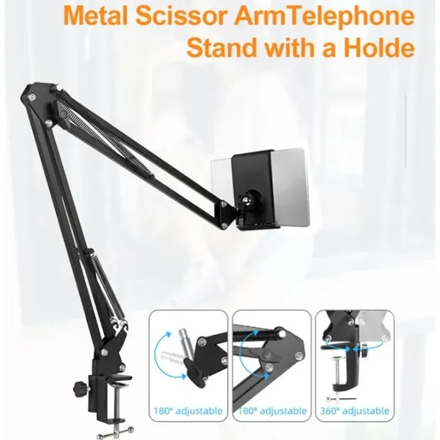 Overhead%20Video%20Stand%20Phone%20Holder%20Articulating%20Arm%20Phone%20Mount%20Table%20Top%20ChromLives%20Scissor%20Boom%20Arm%20Articulating%20Phone%20Stand%20Tablet%20Phone%20Holder%20for%20Streaming%20Phone%20-%20Image%207