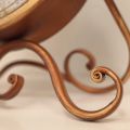 JAERBEE Vintage Table Clock Antique Mantel Clock Battery Operated Non-Ticking Retro Clock Small Desk Clock for Home.