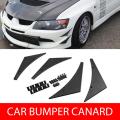 Car Bumper Canard For Any Car Bumper Guard Bumper Protection Car Modification CS-77 Car Accessories Bangladesh BD GT Decoration Car Sticker Body Kit. 