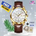Olevs 2871 Waterproof Quartz Fashion Watch For Men. 