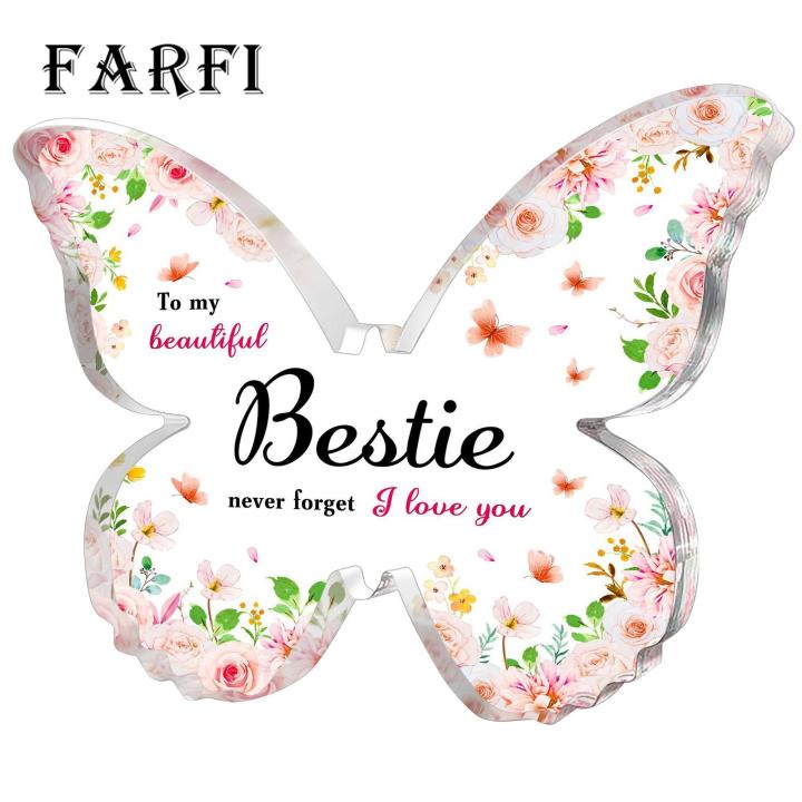 Memorial Personalized Custom Butterfly Shaped Acrylic Plaque - New Arrival, Upload Image, Sympathy Gift, Gift For Family Members AMZ main image 1