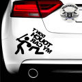 Car Sticker- Don't Touch My Car ( Waterproof & Premium Quality). 