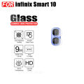 3 IN 1 Infinix Smart 10 Anti-fall Mobile Phone Case for Infinix X6725 Smart 9 Samrt10 Tempered Glass Film+lens Film. 