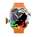 WS10 Ultra 5G Smart Watch RAM 8GB ROM 128GB Playstore Rotating Camera For Front And Rear 2.01 inch Big Display IP67 Waterproof 800mAh Battery Heart Rate Monitoring Wifi Bluetooth supported Video Calling Android Smartwatch. 