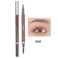 Waterproof Liquid Eyebrow Pencil Long Lasting Sweat-proof Black Brown Outline Lying Silkworm Eeyeliner Pen Eyes Makeup Cosmetic. 