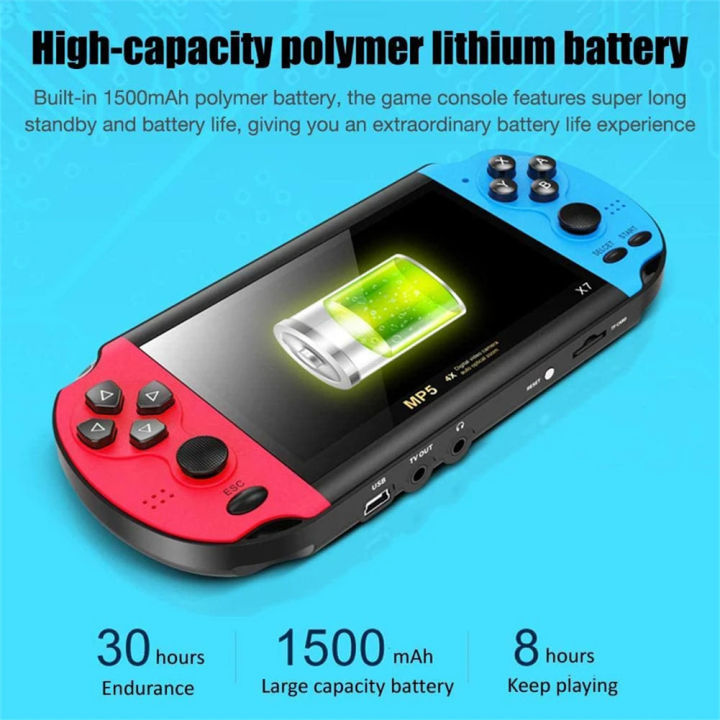 X7%20Handheld%20Game%20Console%20With%201500mAh%20Battery%204.3%20Inch%20Screen%20Nostalgic%20Game%20Console%20Video%20Game%20Controller%20Ideal%20Gift%20For%20Kids%20-%20Image%204