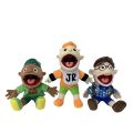 Jeffy Hand Puppet Feebee Rapper Zombie Plush Doll Toy Talk Show Muppet Parent-child Activity Playhouse Gift for Kids.