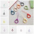 New Silicone Circle Finger Ring Buckle Lanyard Simple Short Case Mobile Phone mobile Siliconering.