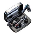 M19 TWS Wireless Earbuds - Bluetooth 5.1 Touch Control with Microphone.