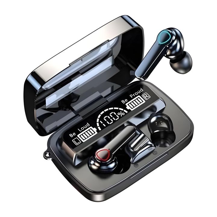 M19 TWS Wireless Earbuds - Bluetooth 5.1 Touch Control with Microphone