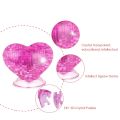 Kids 3D Crystal Puzzle Jigsaw Toys Building Blocks Assemble Heart Model Kits Home Decoration Gift Montessori Early Education Toy. 