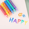 6Pcs 3D Printing Bubble Pen DIY Ink Puffy Paint Pens Like Popcorn Pens Greeting Birthday Cards Handmade Kids Gifts.