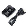 4 Keys Direction Arrows Macro USB Custom Mechanical Gaming Keyboard For Linux MacOS Android Raspberry Pi Keyboard. 