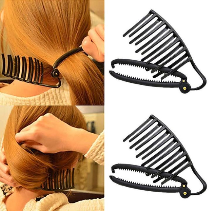 DIY Hair styling Innovative Easy-to-use Updo bun comb clip set